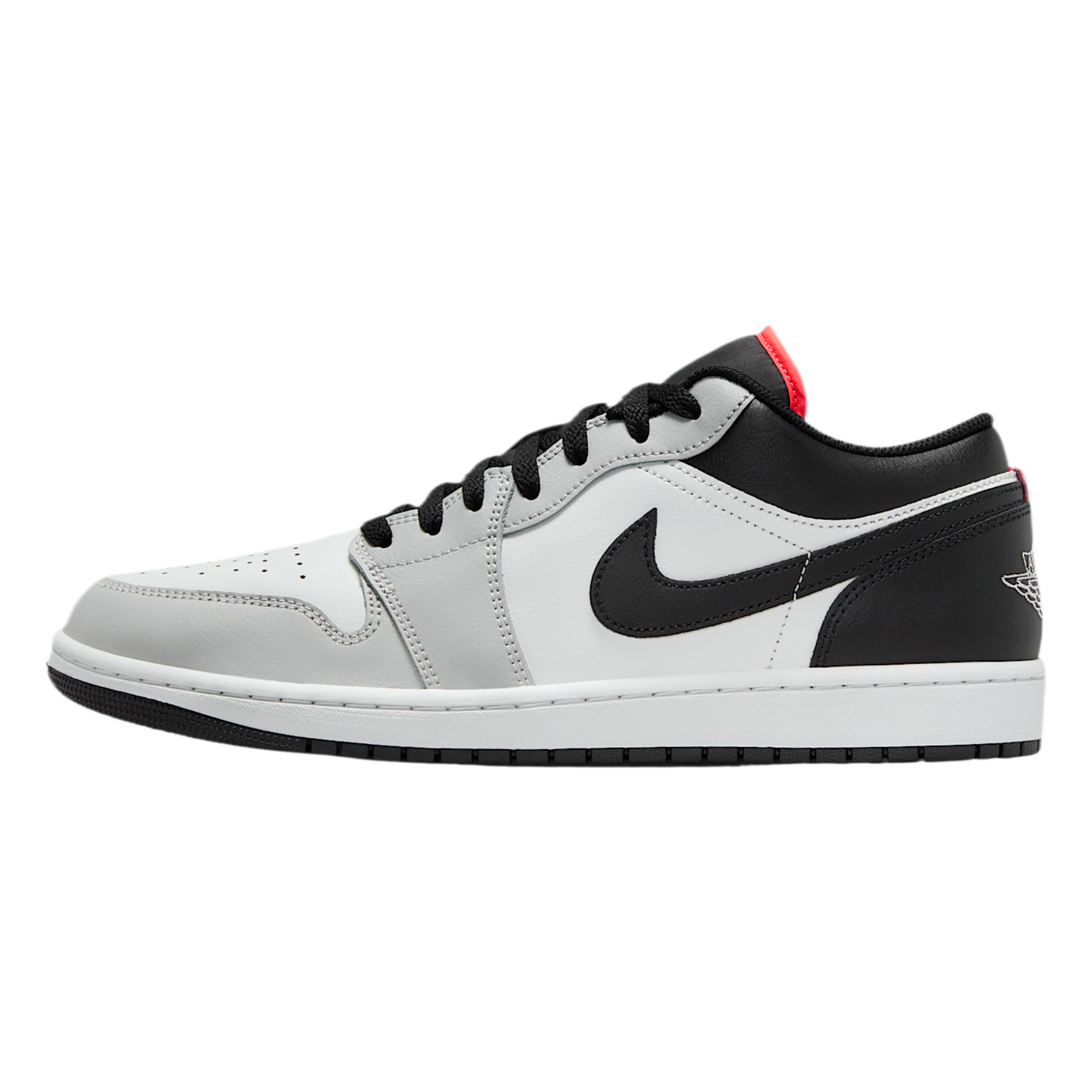 Nike Air Jordan 1 Low グレー/ホワイト/ブラック Air Jordan 1 Low Men's Shoes (Neutral Grey/Summit White/Infrared