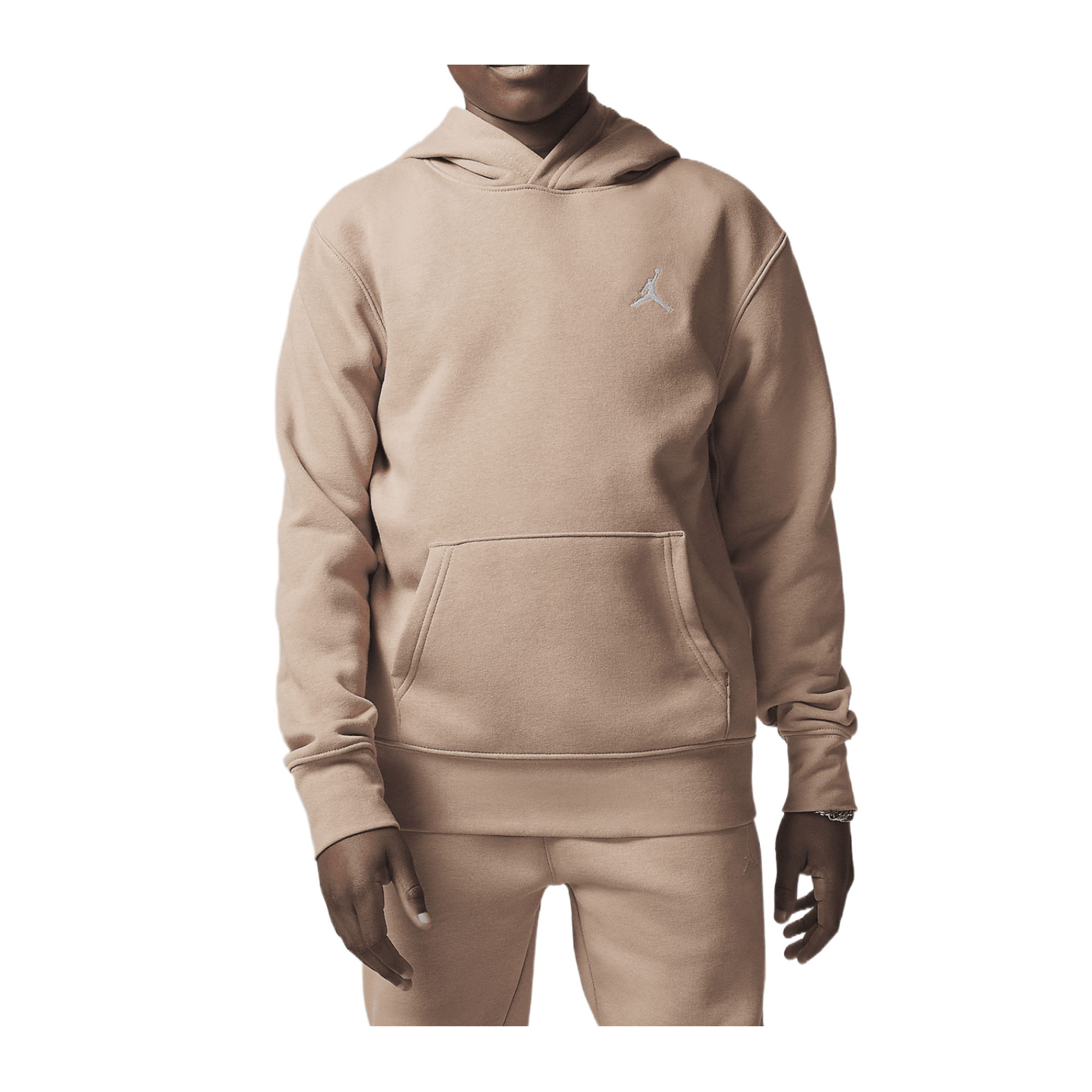 Jordan Big Kids' Brooklyn Fleece Pullover Hoodie (Hemp) | eBay