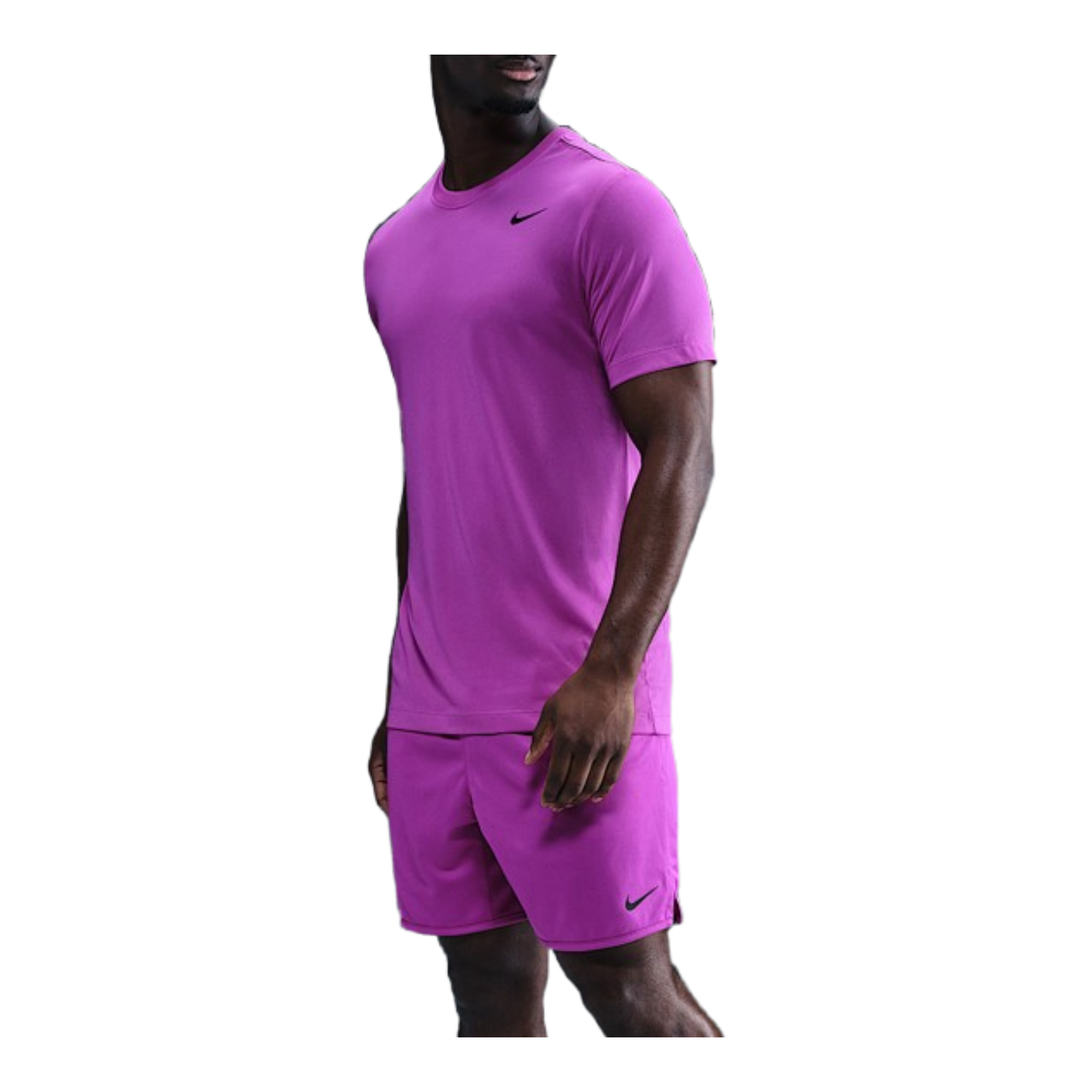 Nike Dri-FIT Legend Men's Fitness T-Shirt (Vivid Purple/Black) | eBay