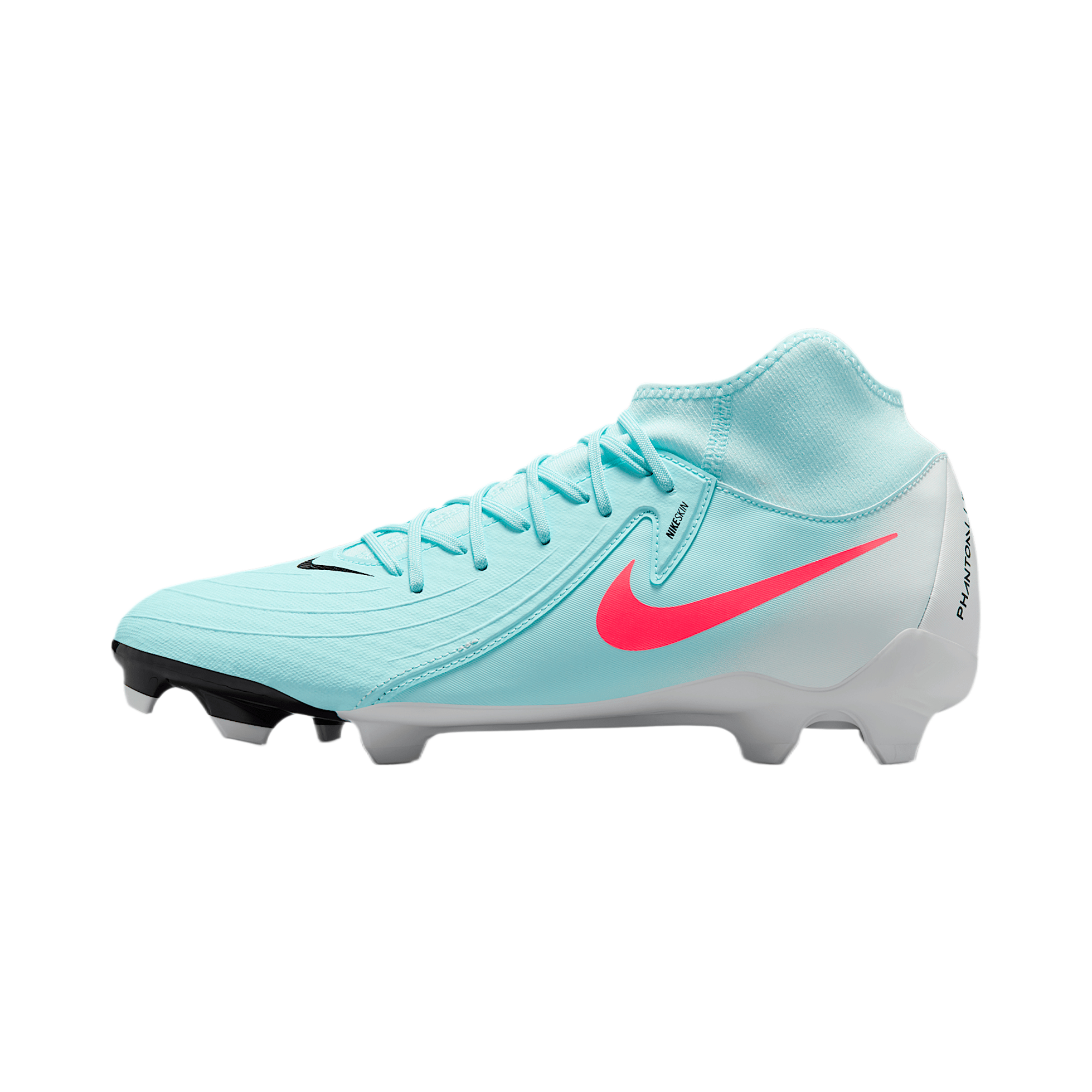 Nike Phantom Luna 2 Academy MG High-Top Soccer Cleats (Mint 