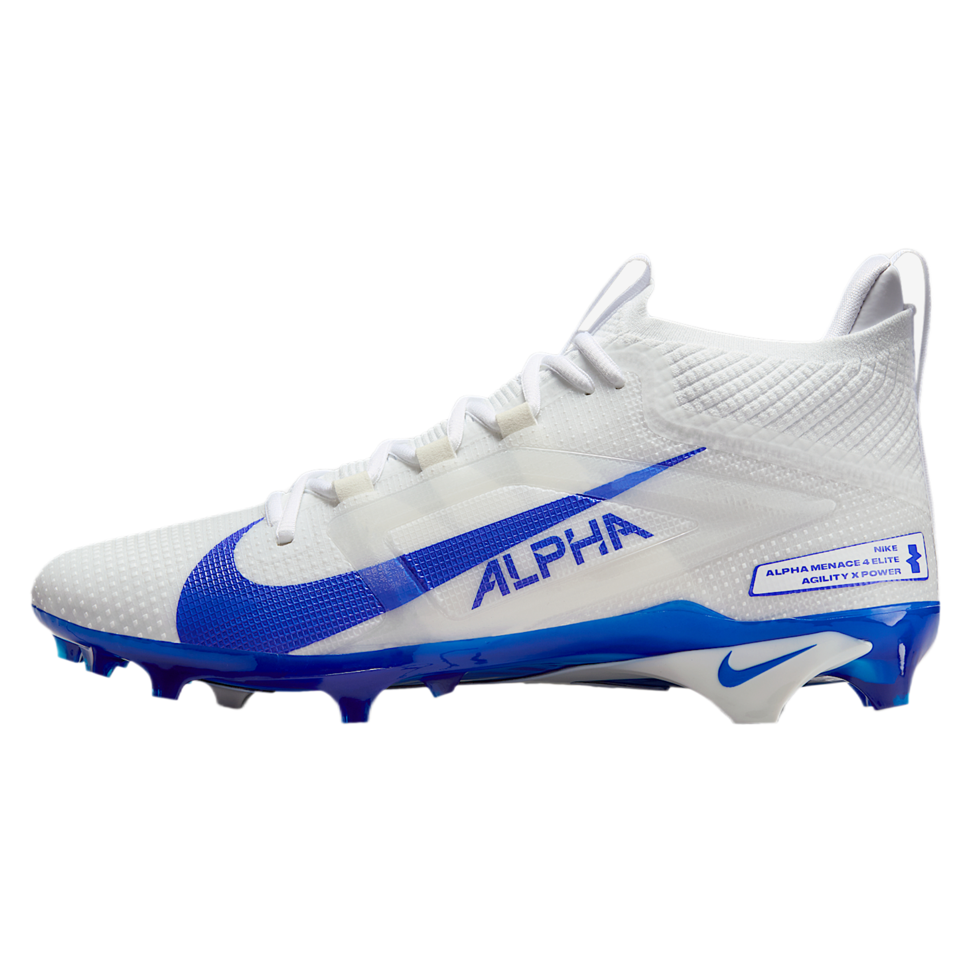 Nike Alpha Menace 4 Elite Football Cleats (White/Hype) | eBay display picture 3