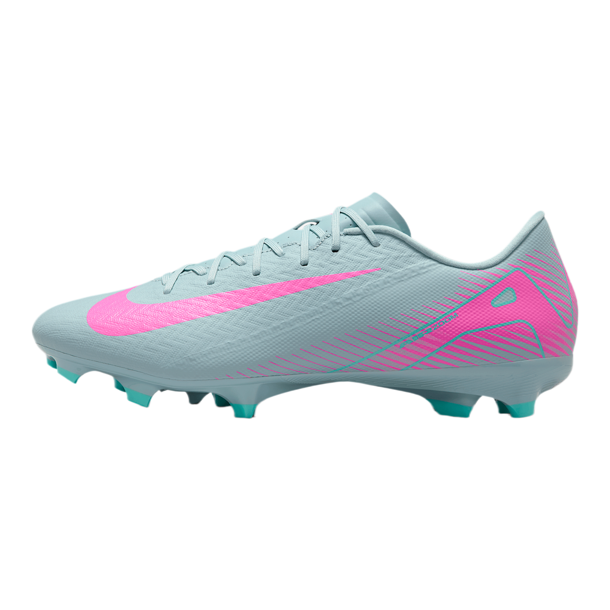 Nike Mercurial Vapor 16 Academy MG Low-Top Soccer Cleats (Ocean Cube/Pink  Blast)