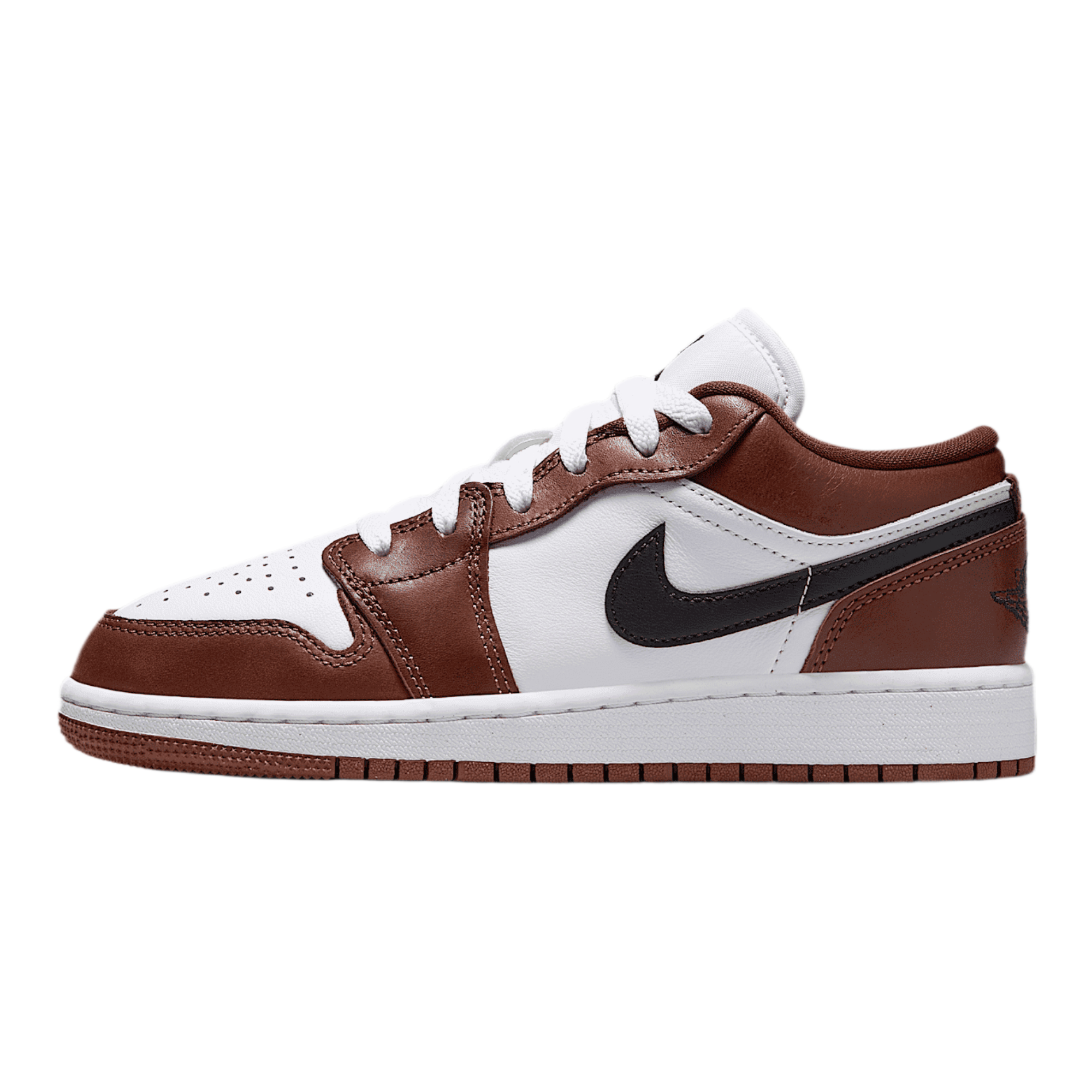NIKE Air Jordan1 LOW SE 白 黒 茶 ポニー 28cm Air Jordan 1 Low SE Big Kids' Shoes (White/Dark Pony/Black) | eBay
