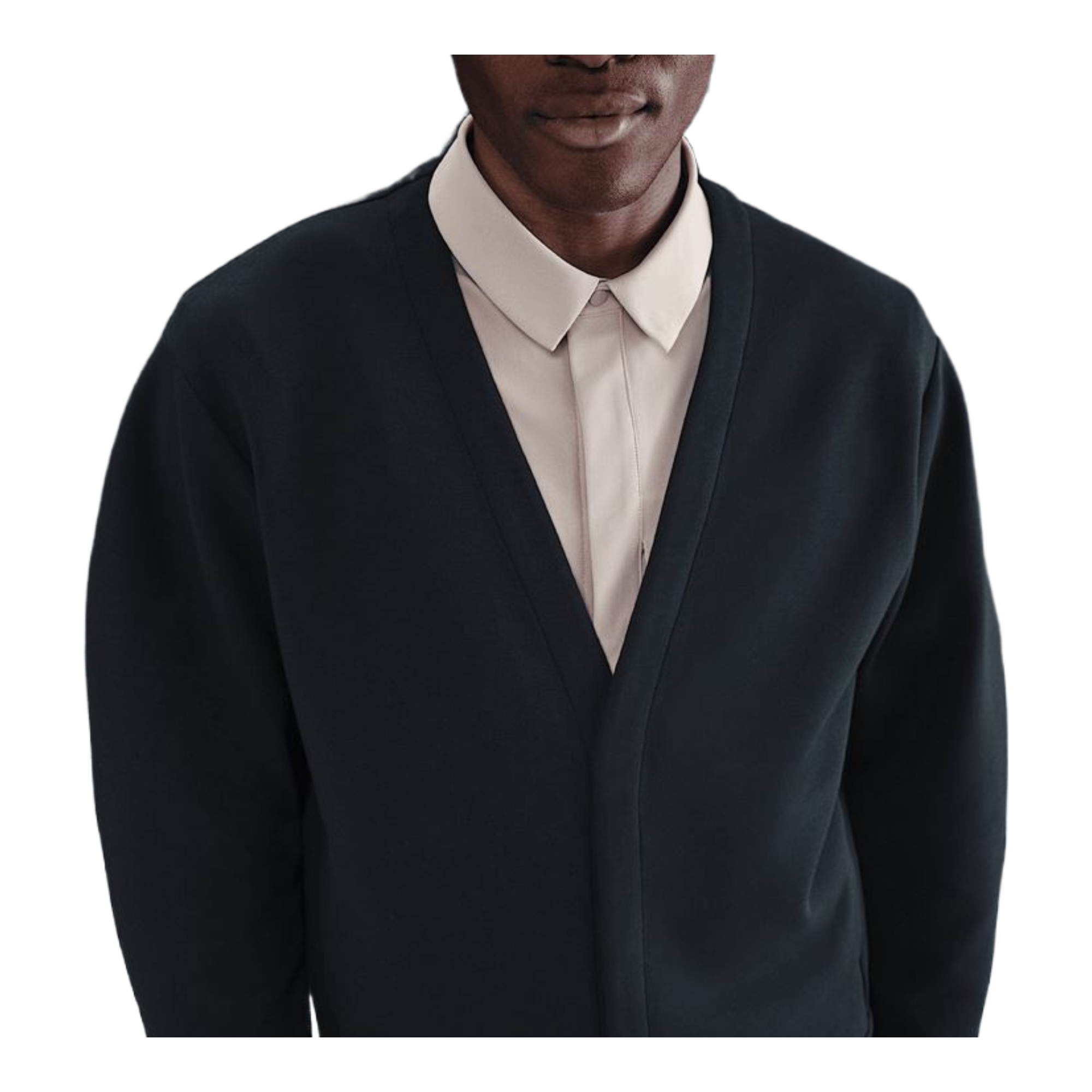 Nike 24.7 ImpossiblySoft Men's Cardigan (Black/Dark Smoke Grey) | eBay