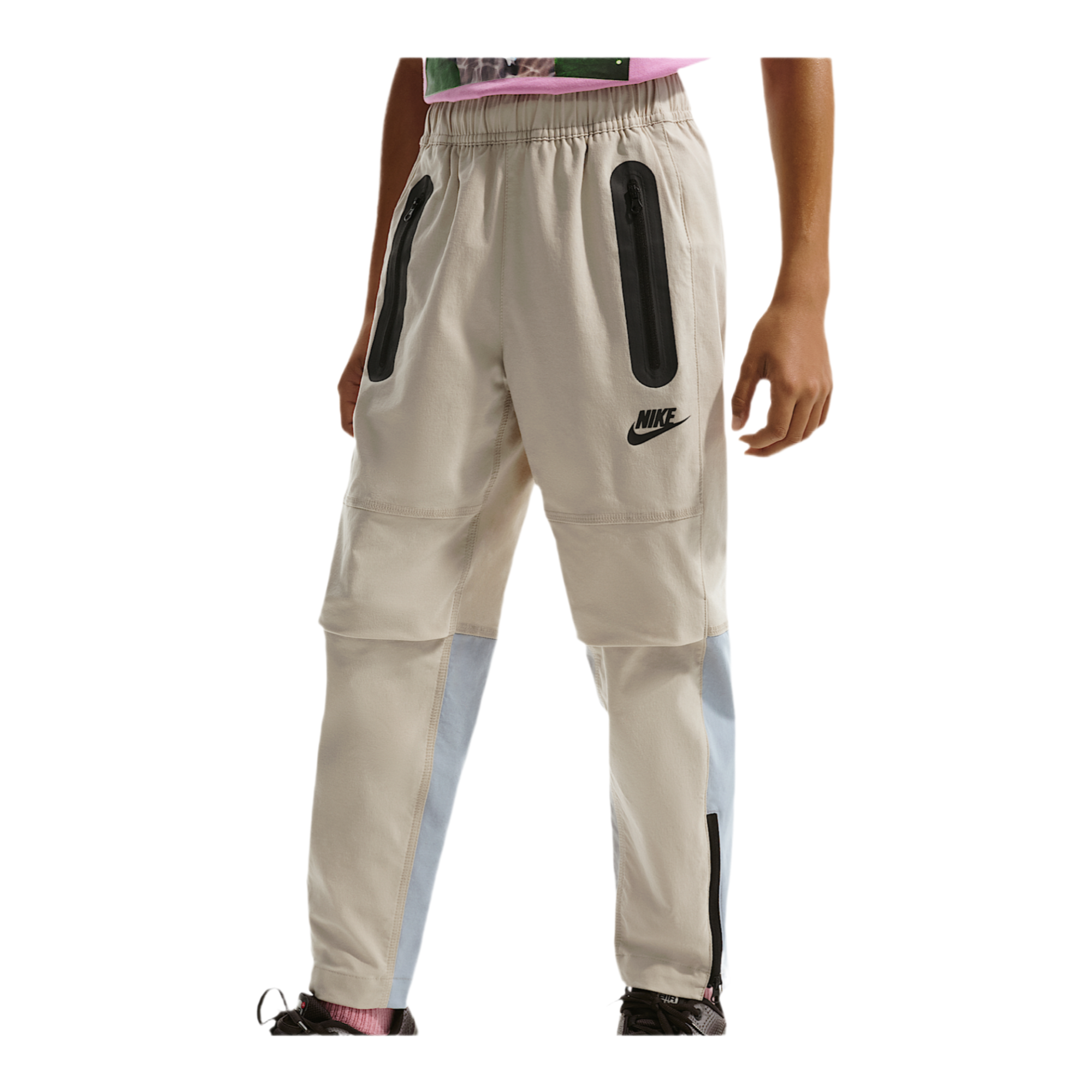 NIKEテックパンツキッズのxl Nike Tech Big Kids' (Boys') Woven Pants (Cream II/Wolf Grey/Black