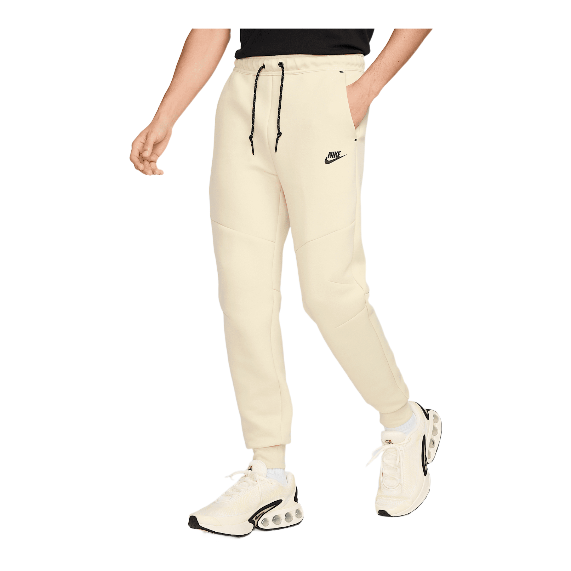 nike tech fleece joggers light bone