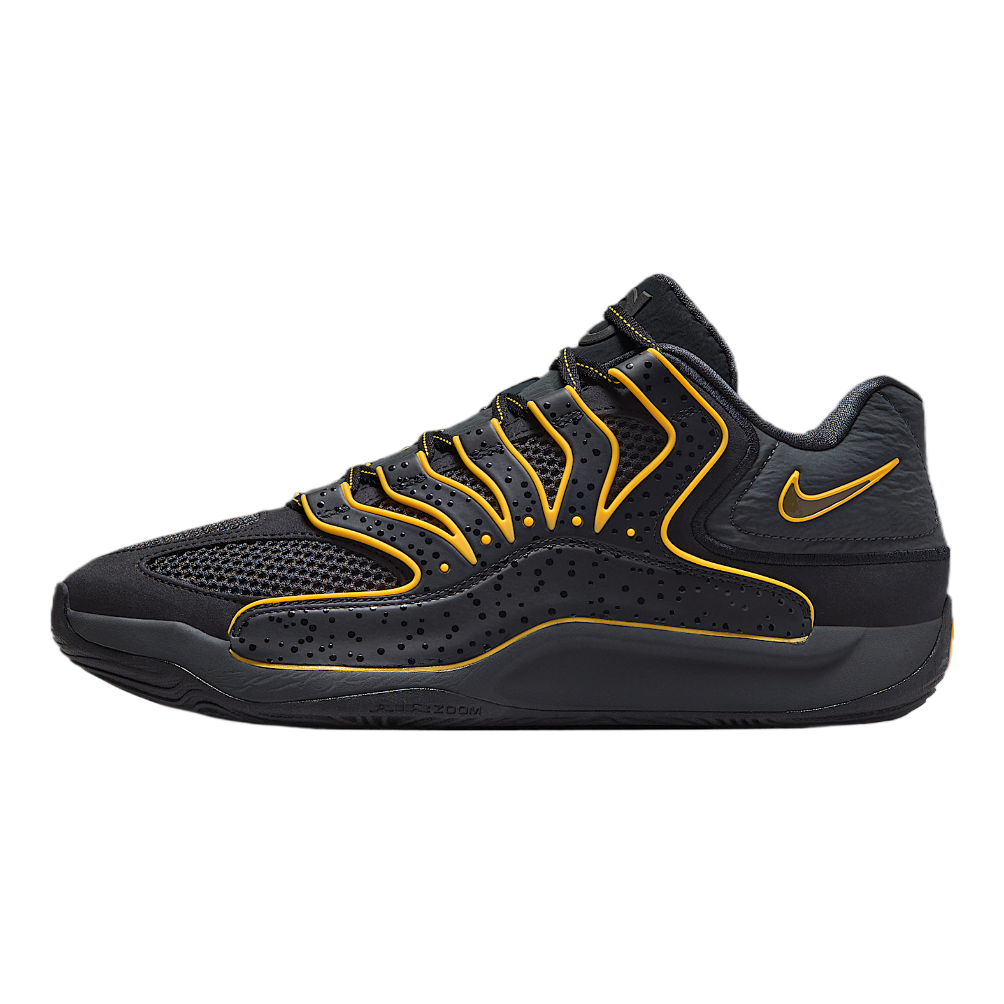 KD18 "New Dawn" Basketball Shoes (Black/Anthracite/Fir/University Gold)