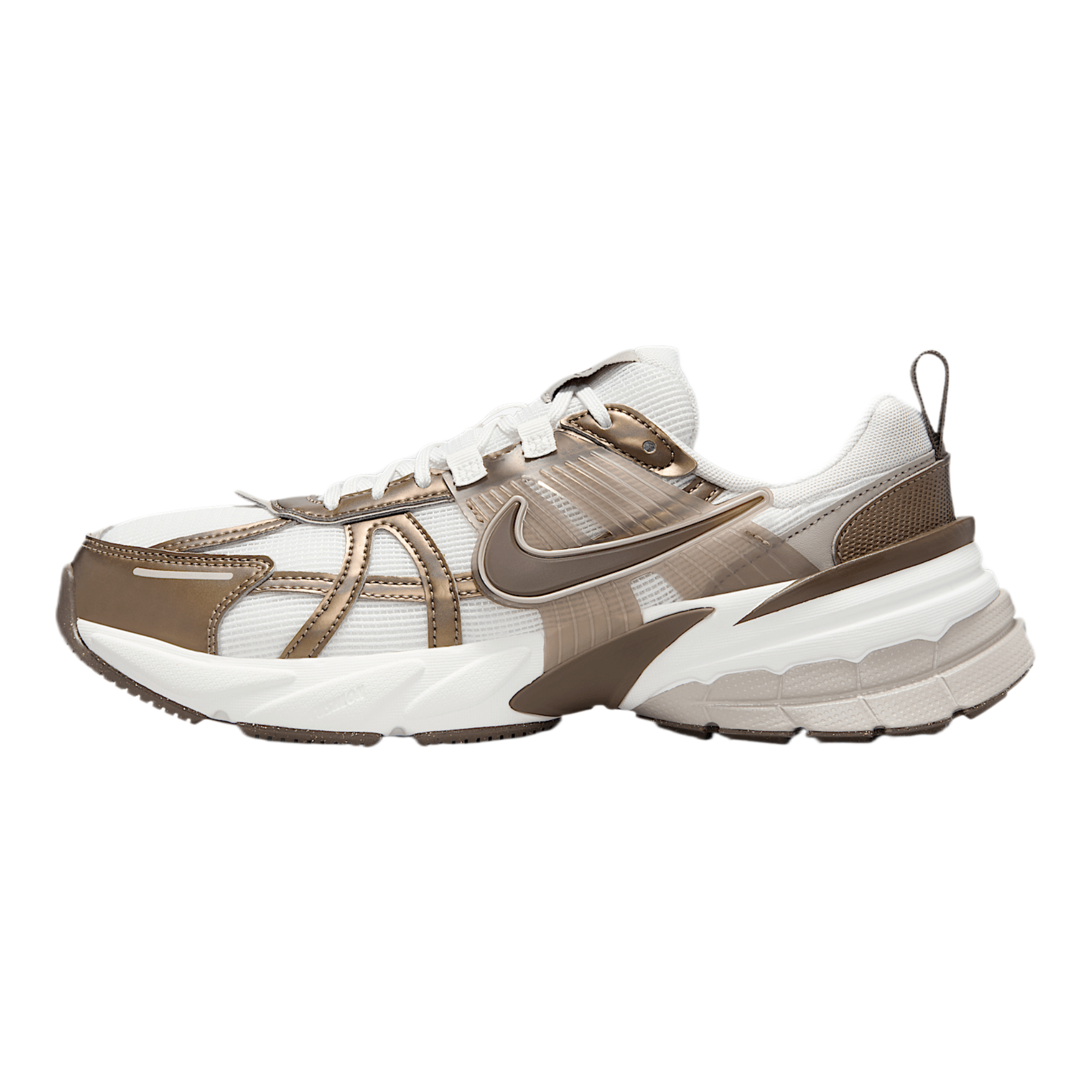 Nike V2K Run Women's Shoes (Mink Brown/Summit White/College Grey