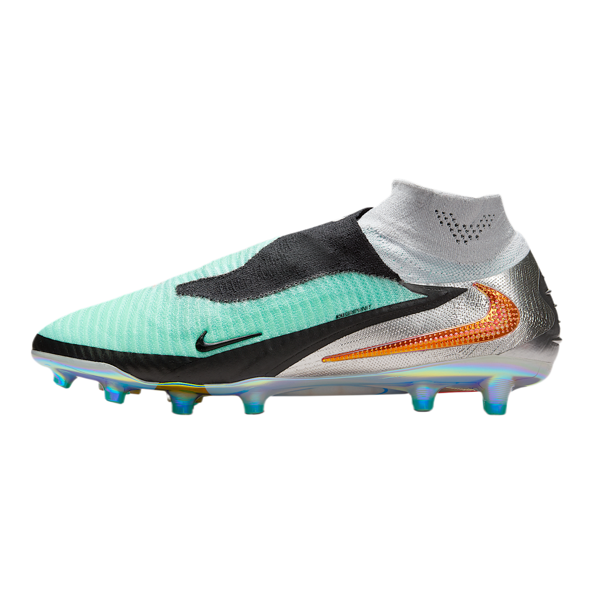 Nike Phantom 6 High Elite Artificial-Grass Soccer Cleats (Chrome