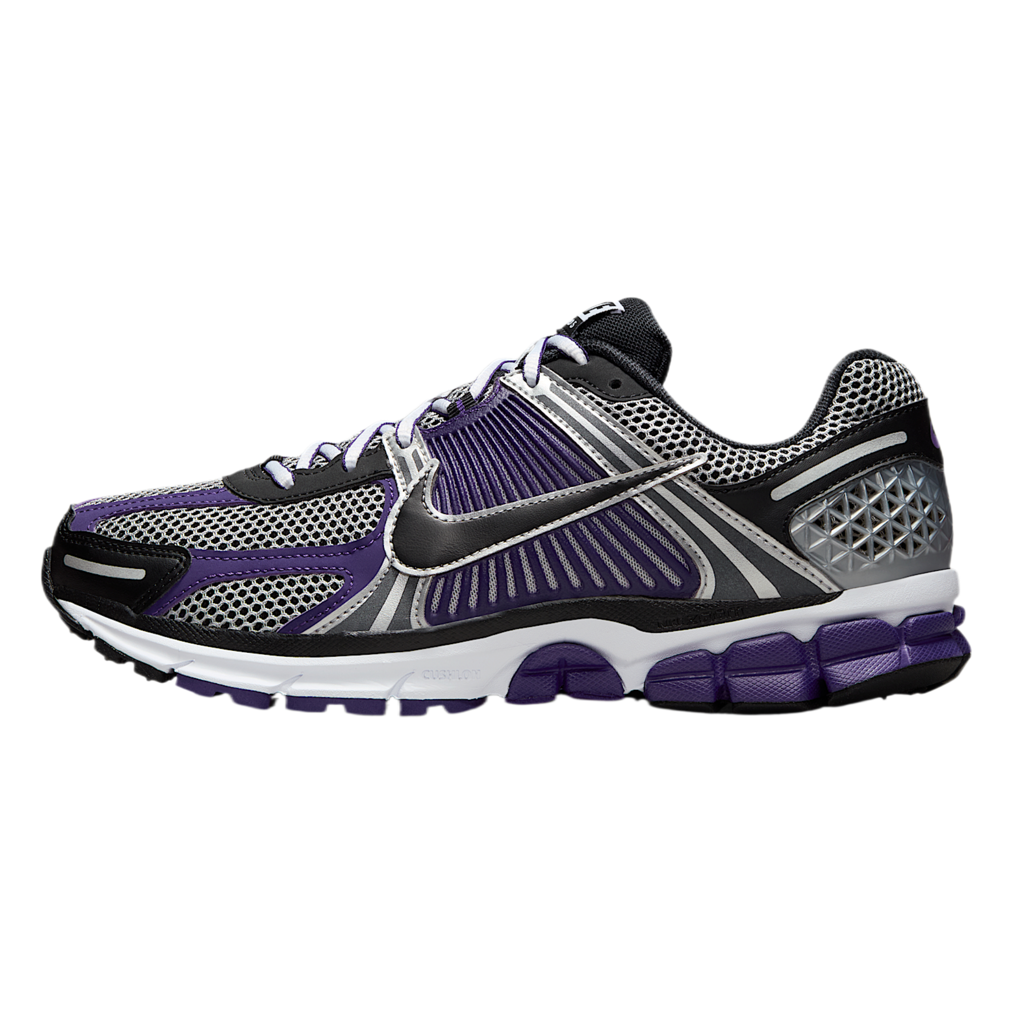min Nike Zoom Vomero 5 Men's Shoes (Metallic Silver/Court Purple/White