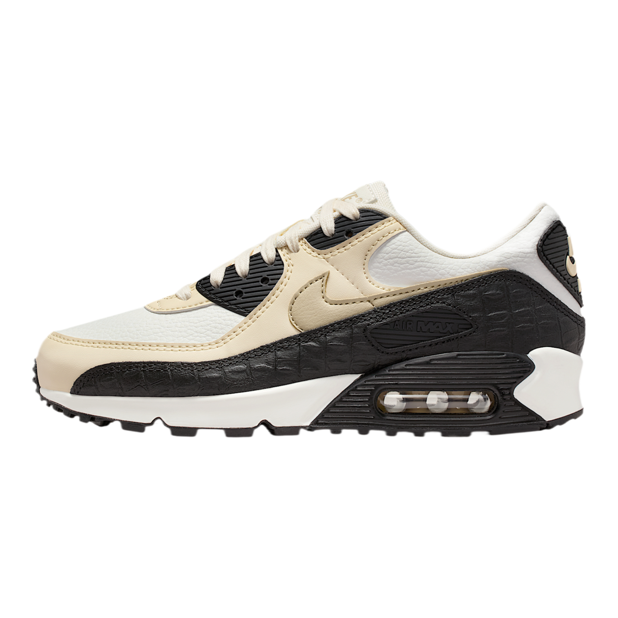 NIKE W AIR MAX 90 SE SAIL ナイキ エア マックス 90 Nike Air Max 90 Women's Shoes (Sail/Black/Desert Khaki/Fossil) | eBay