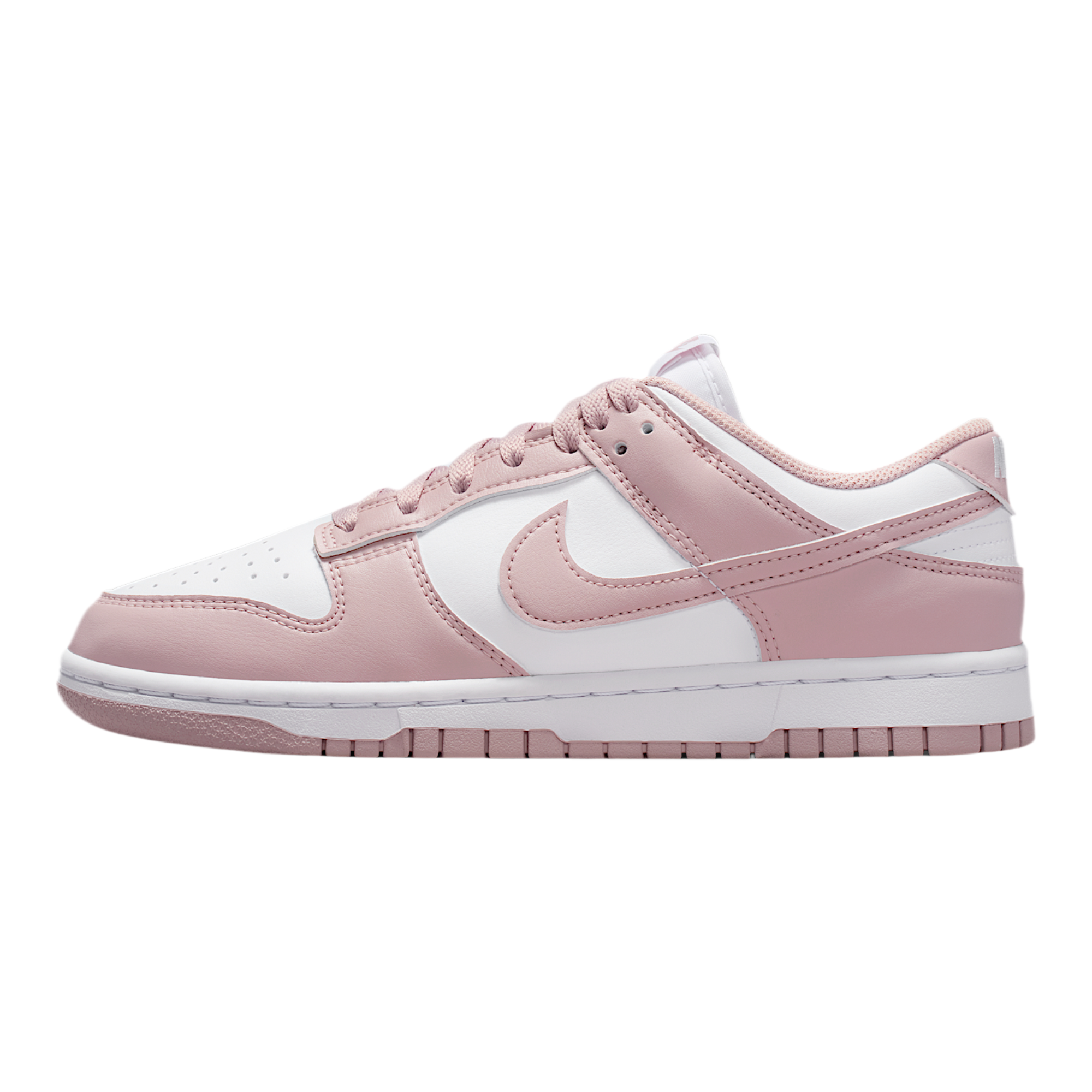 Nike Dunk Low Women's Shoes (White/White/Particle Rose)
