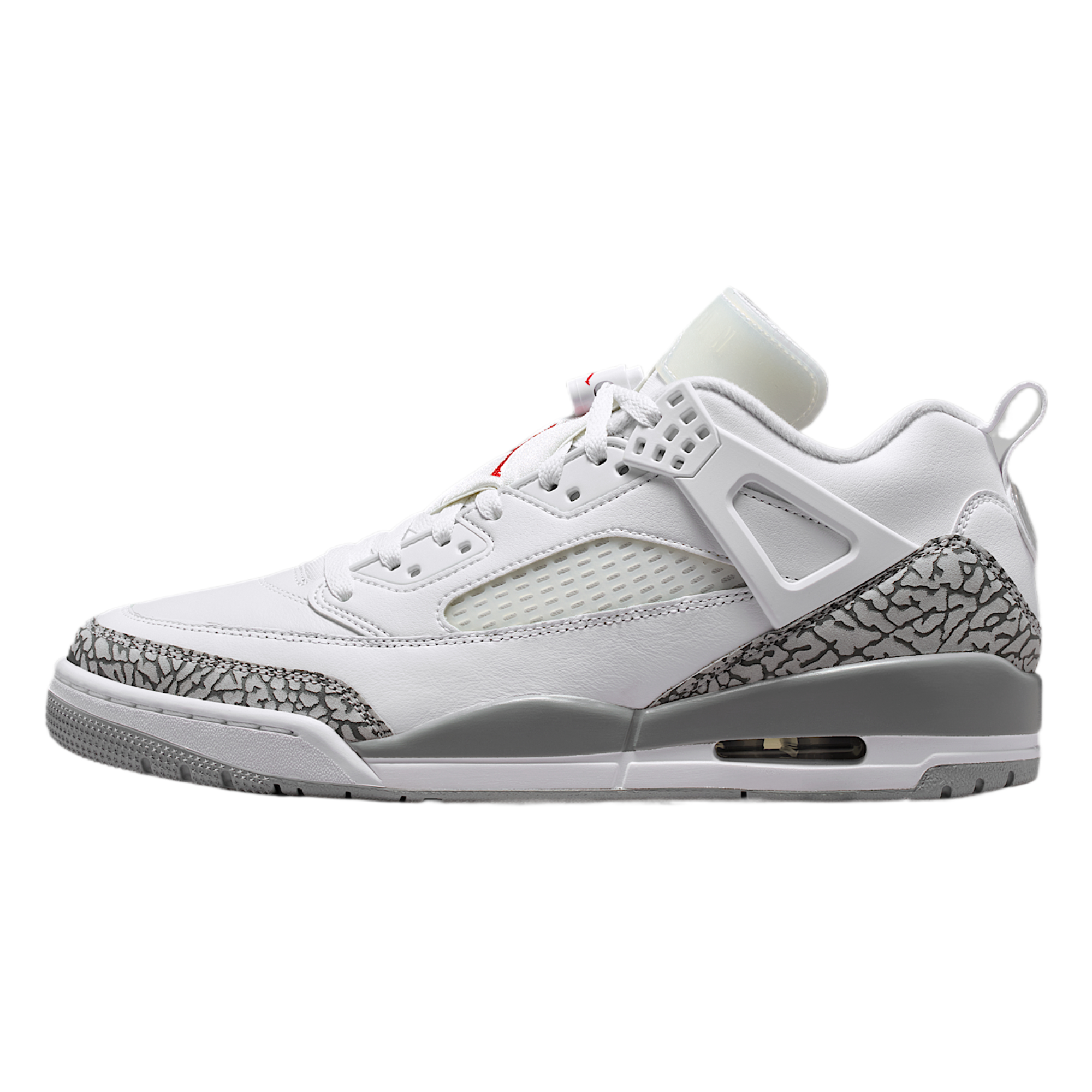 Jordan Spizike Low Men's Shoes (White/Varsity Red/Cool Grey/Wolf