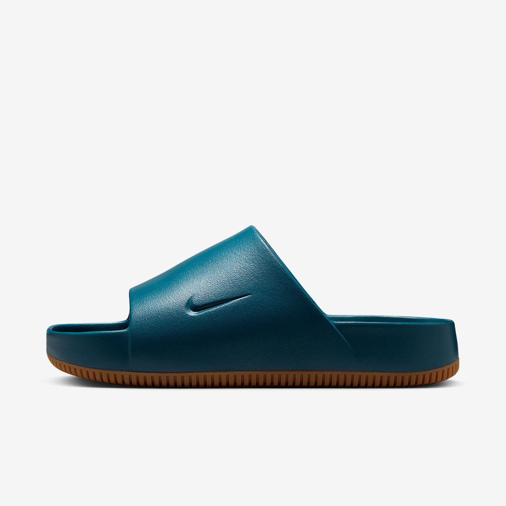Nike Calm Men's Slides (Blue Force/Gum Medium Brown/Blue