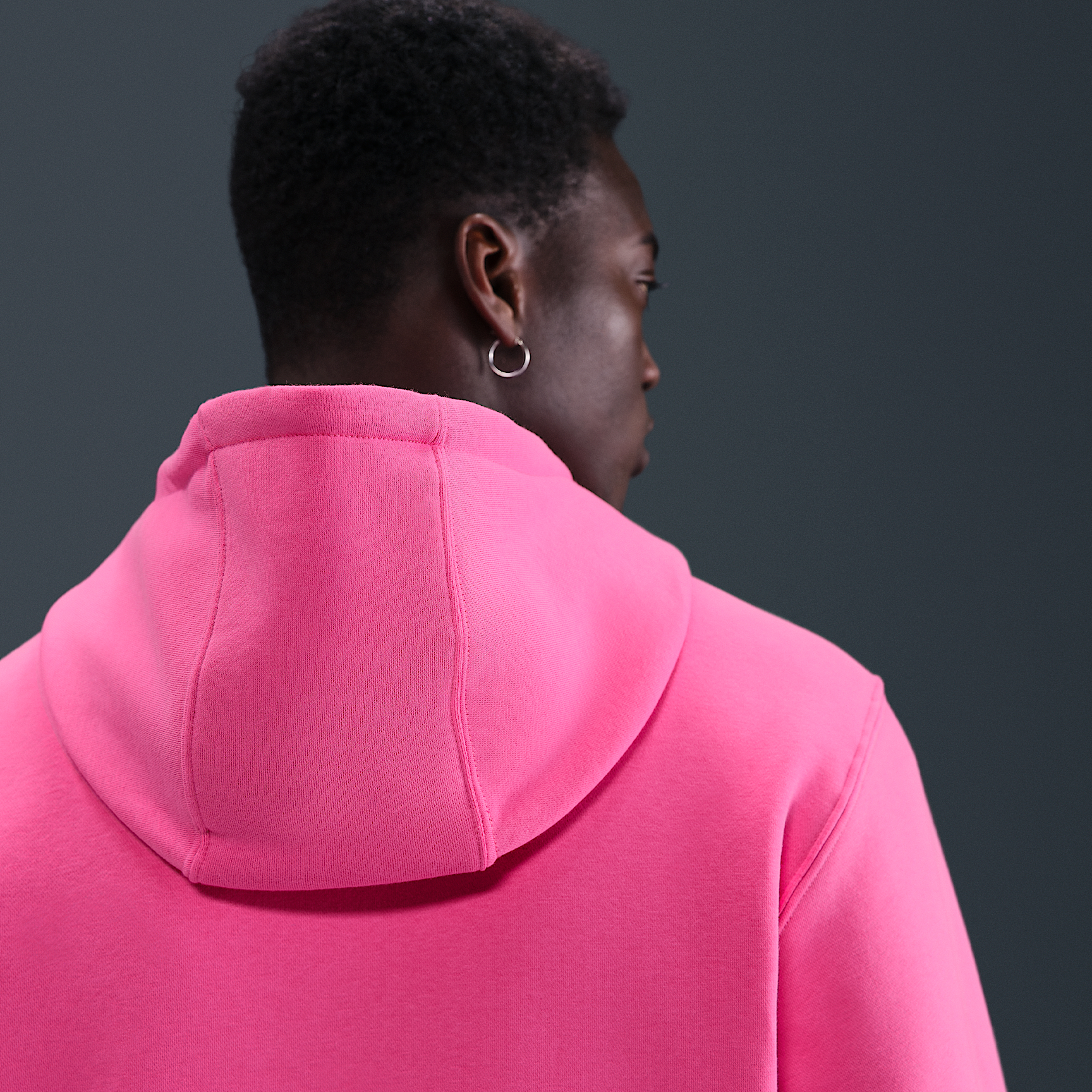 Nike Club Men's Pullover Fleece Hoodie (Pinksicle/Pinksicle/White