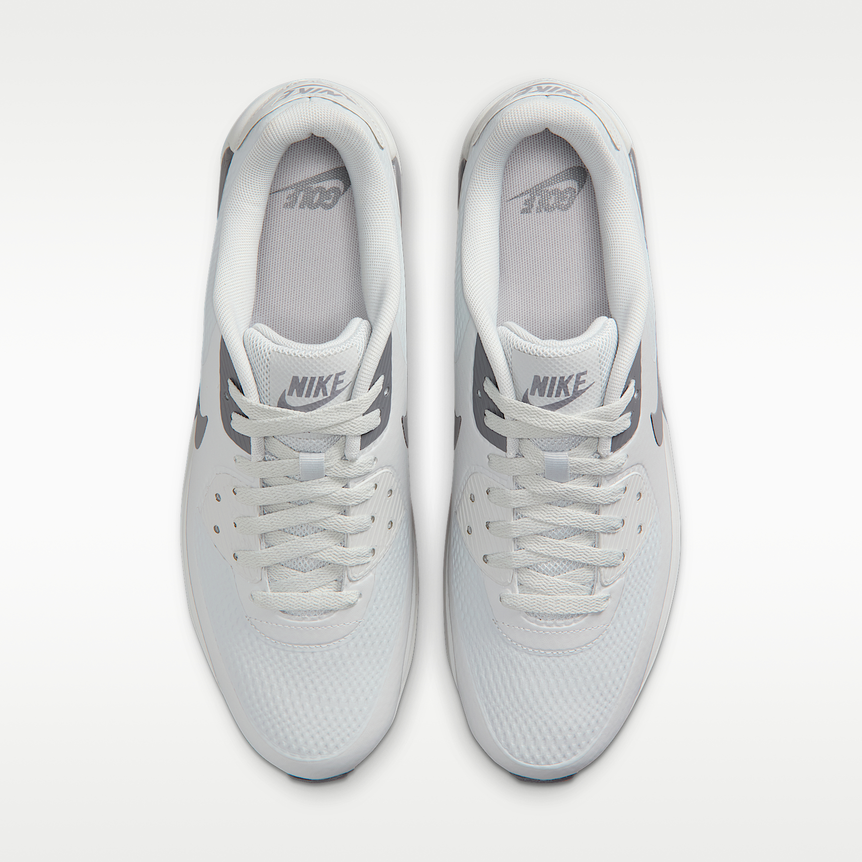 Nike Air Max 90 G Golf Shoes (Photon Dust/Red Stardust/Pencil