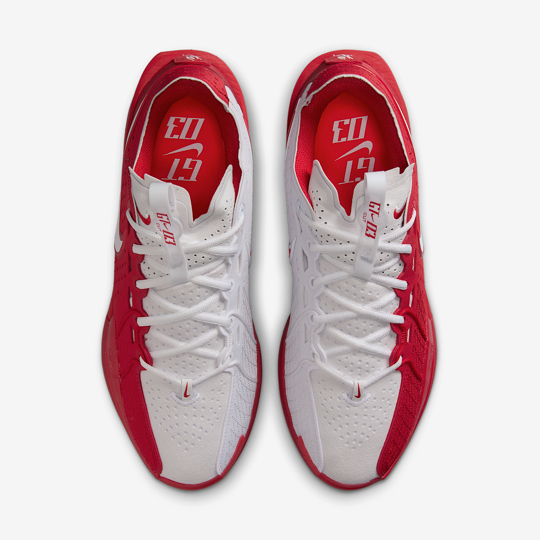 Nike G.T. Cut 3 Basketball Shoes (University Red/Bright  display picture 2