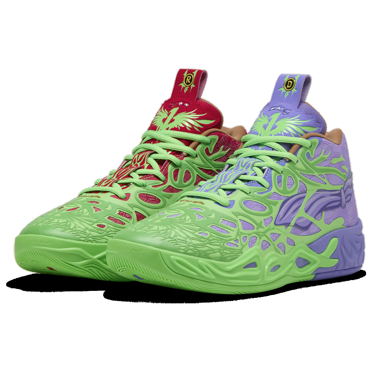 PUMA MB.04 TMNT R&D - Boys' Grade School (Red/Dark Amethyst) | eBay